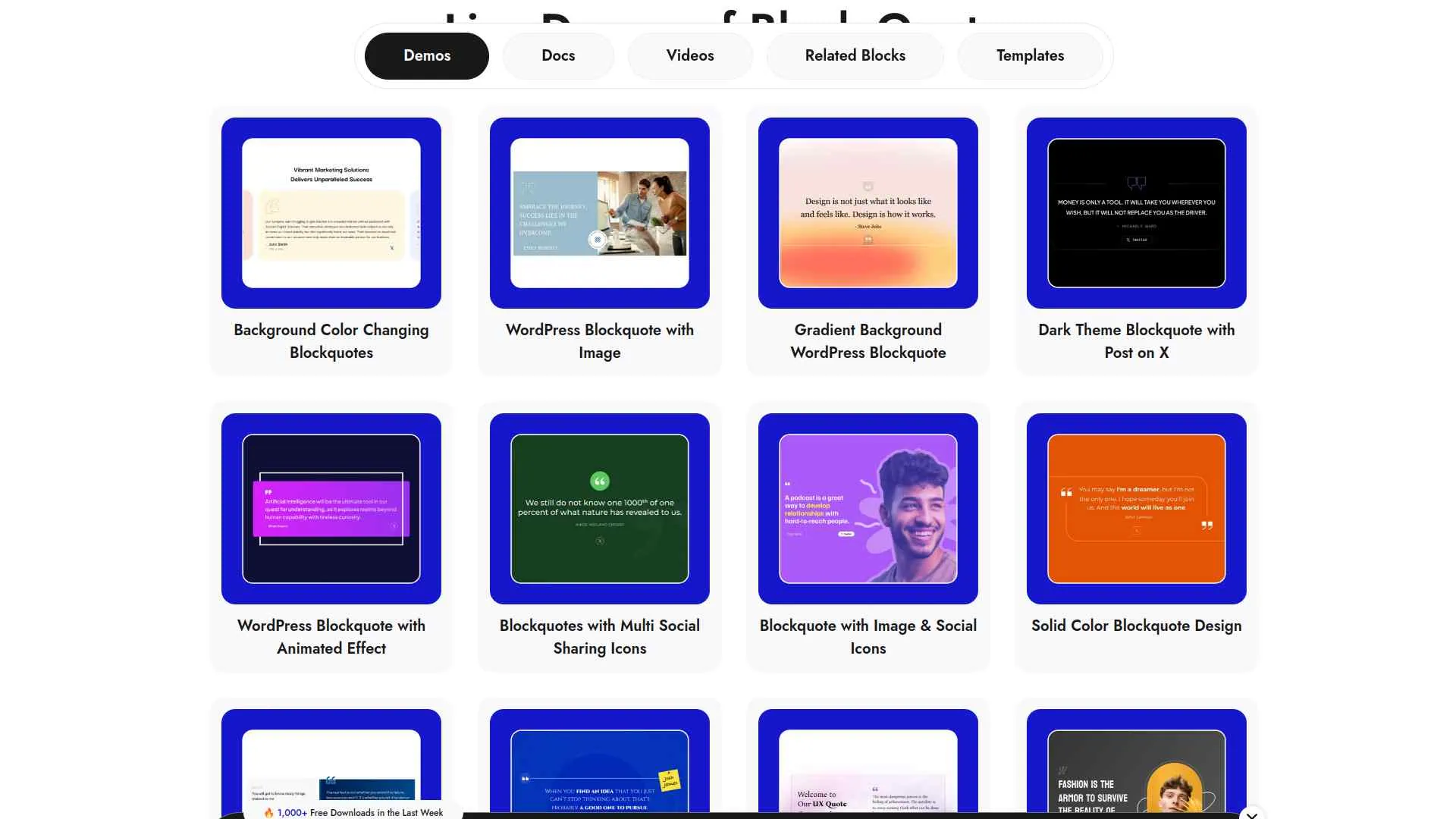 Blockquote by Nexter Demo 1