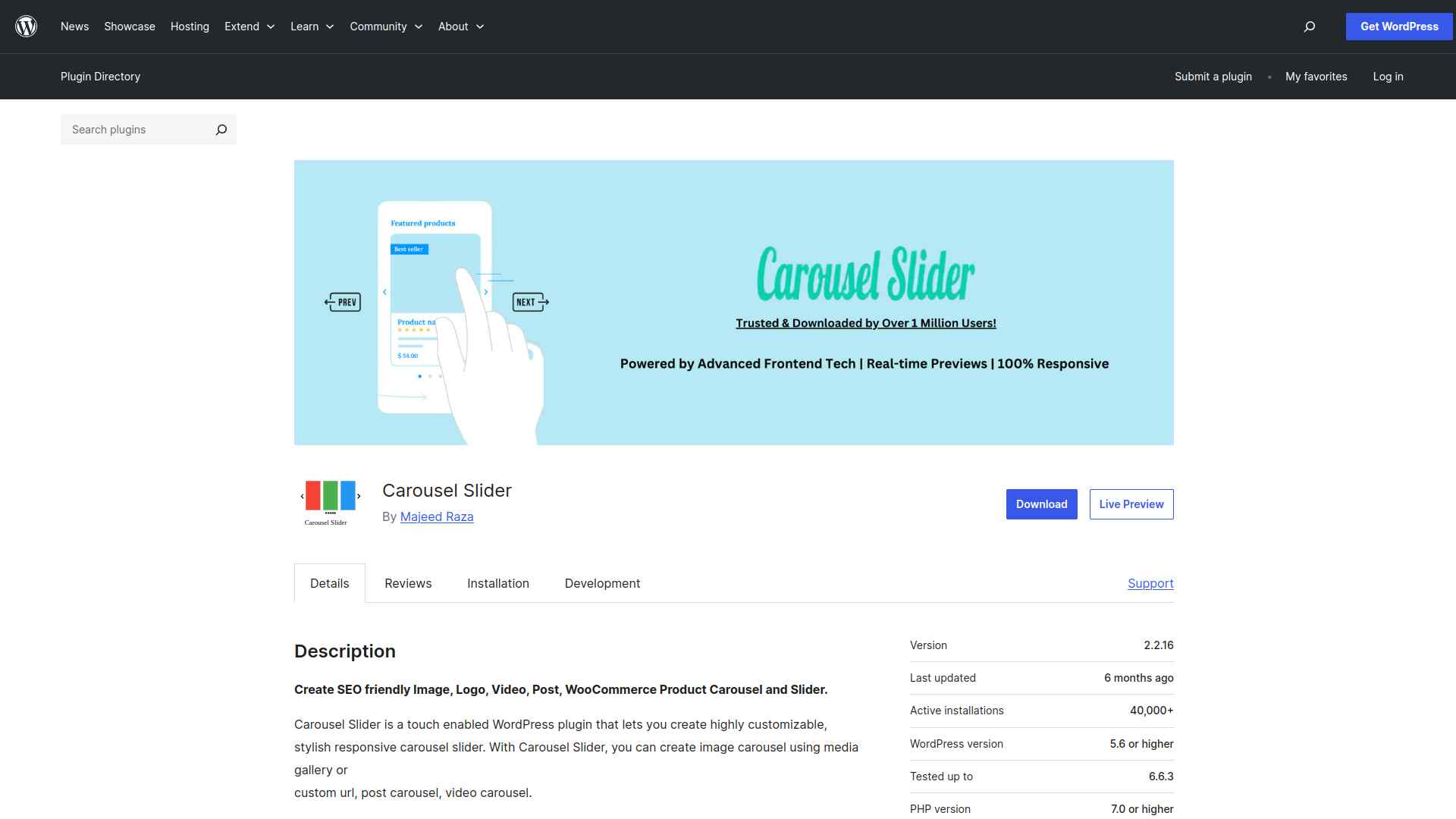 Carousel Slider image