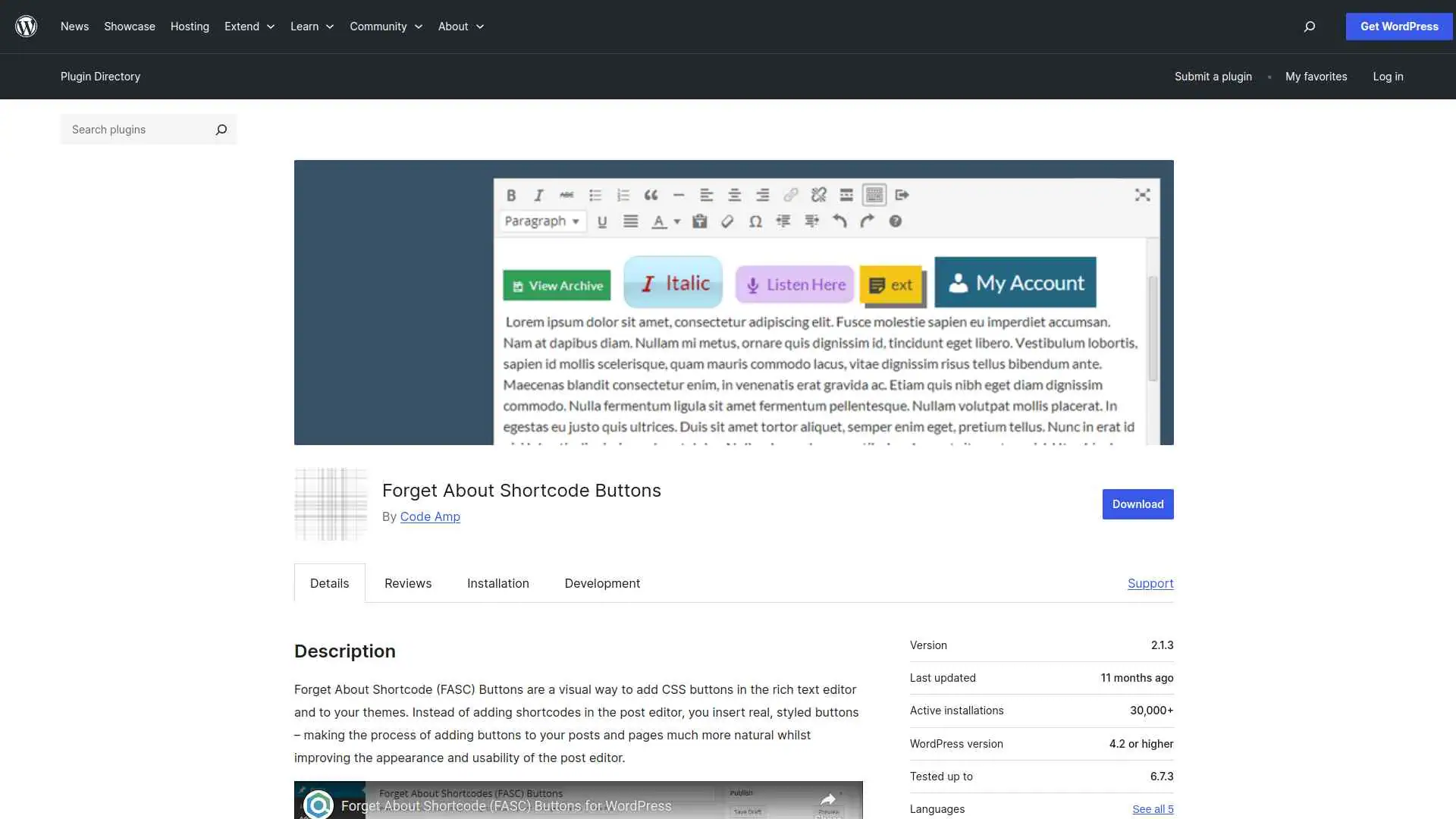 Forget About Shortcode Buttons image