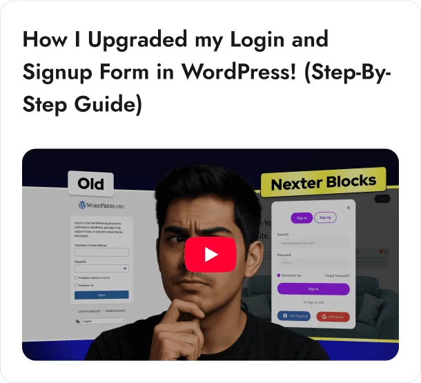 Login and Signup Form