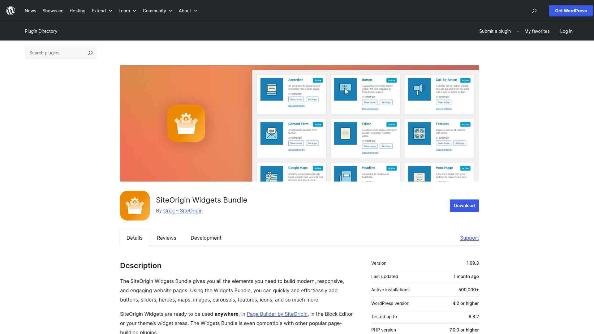 SiteOrigin Widgets Bundle image