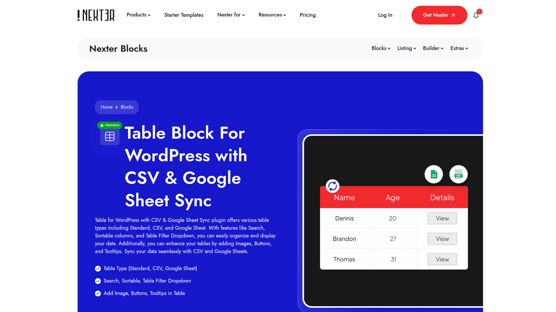 Table by