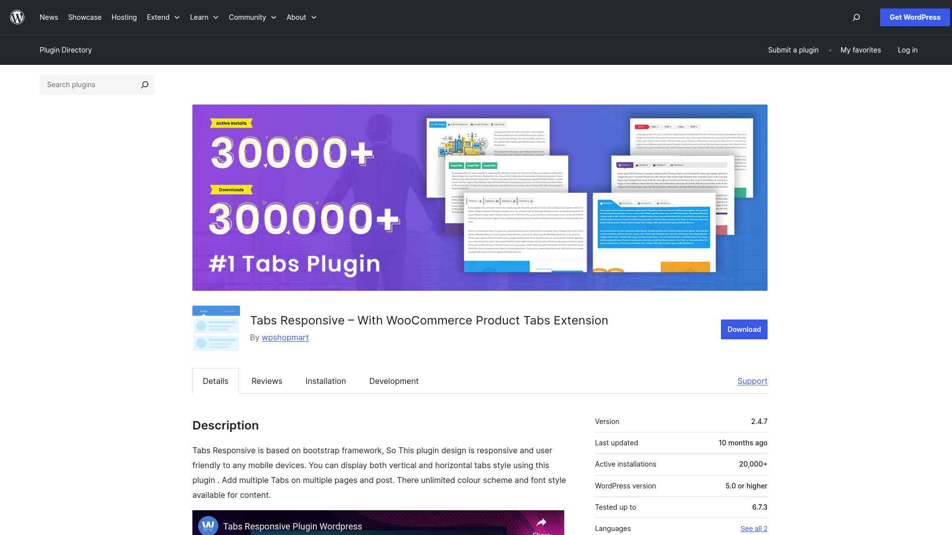 Tabs Responsive