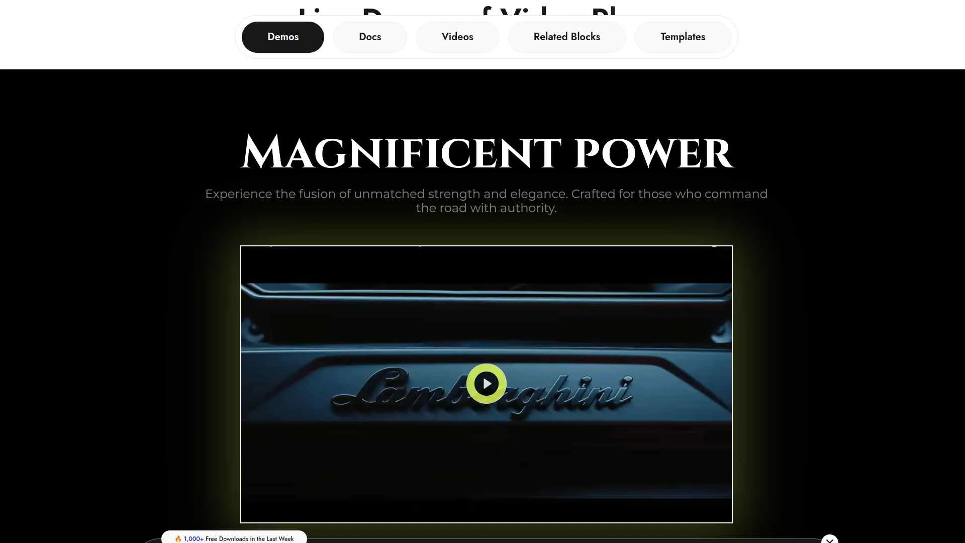 Video Player by Nexter Demo