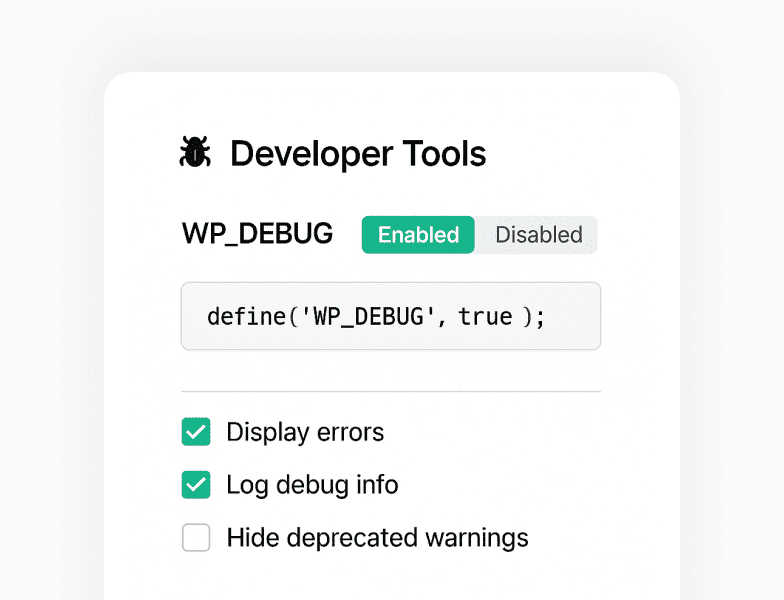 WP Debug Mode
