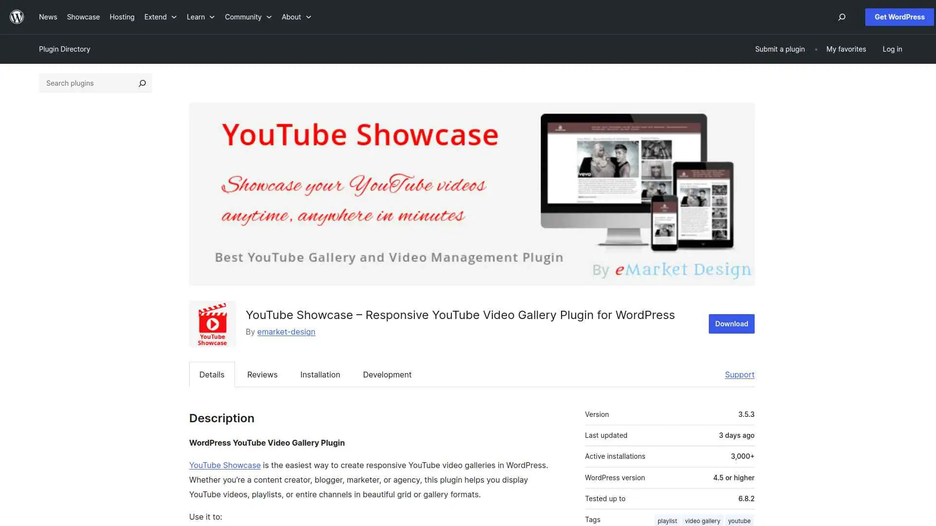 YouTube Showcase image