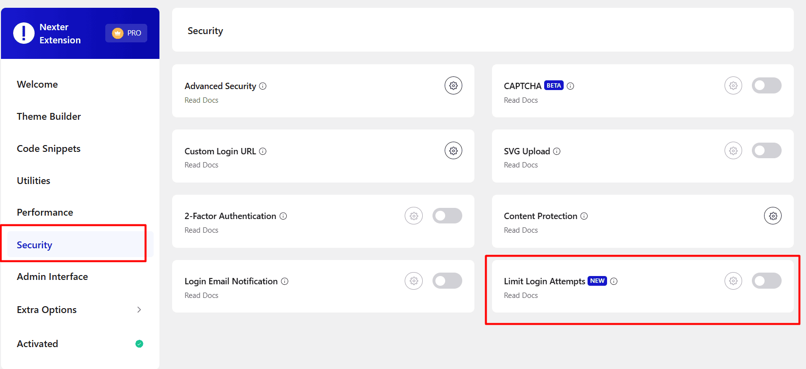 Introducing the Latest Nexter Extension Features: From SMTP Email to Stronger Security 7 nexter extension pro security