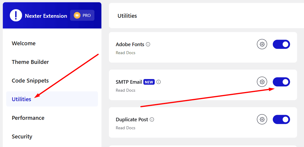 nexter extension pro