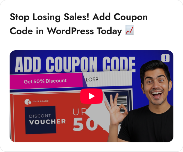 add coupon code