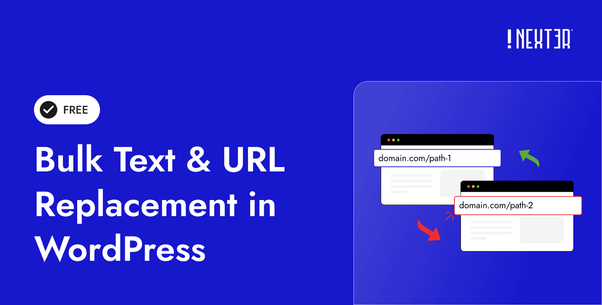 Bulk Text & URL Replacement in WordPress Bulk Text & URL Replacement in WordPress