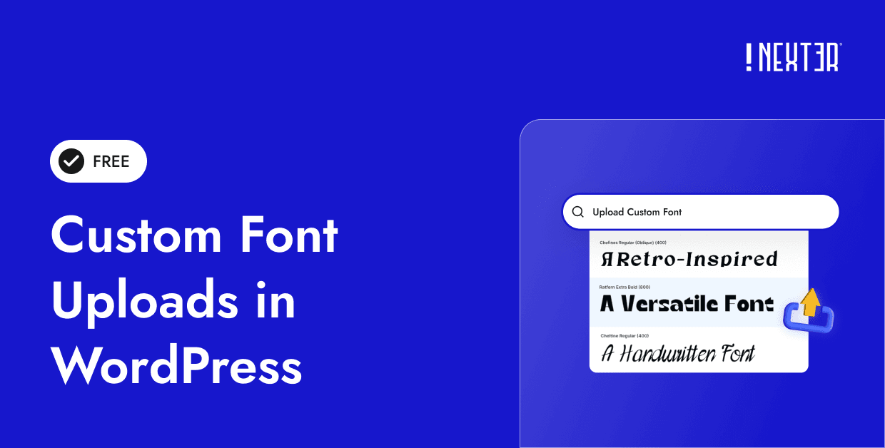 Custom Font Uploads in WordPress Custom Font Uploads in WordPress