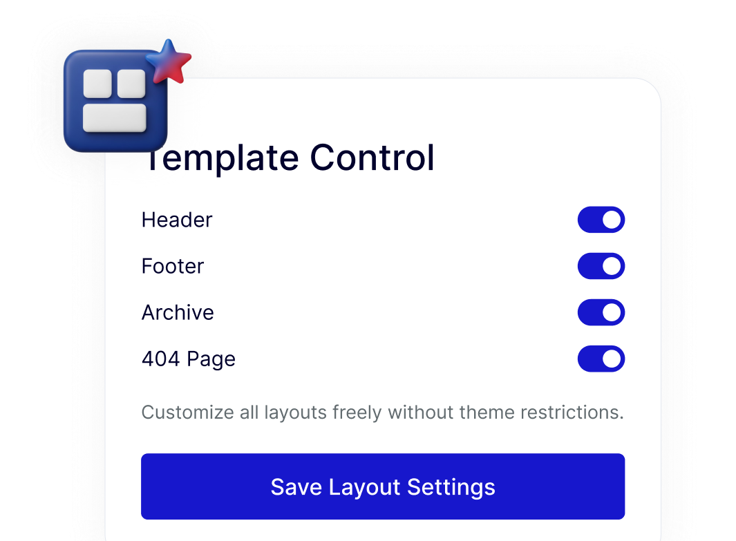 Full Website Design Freedom