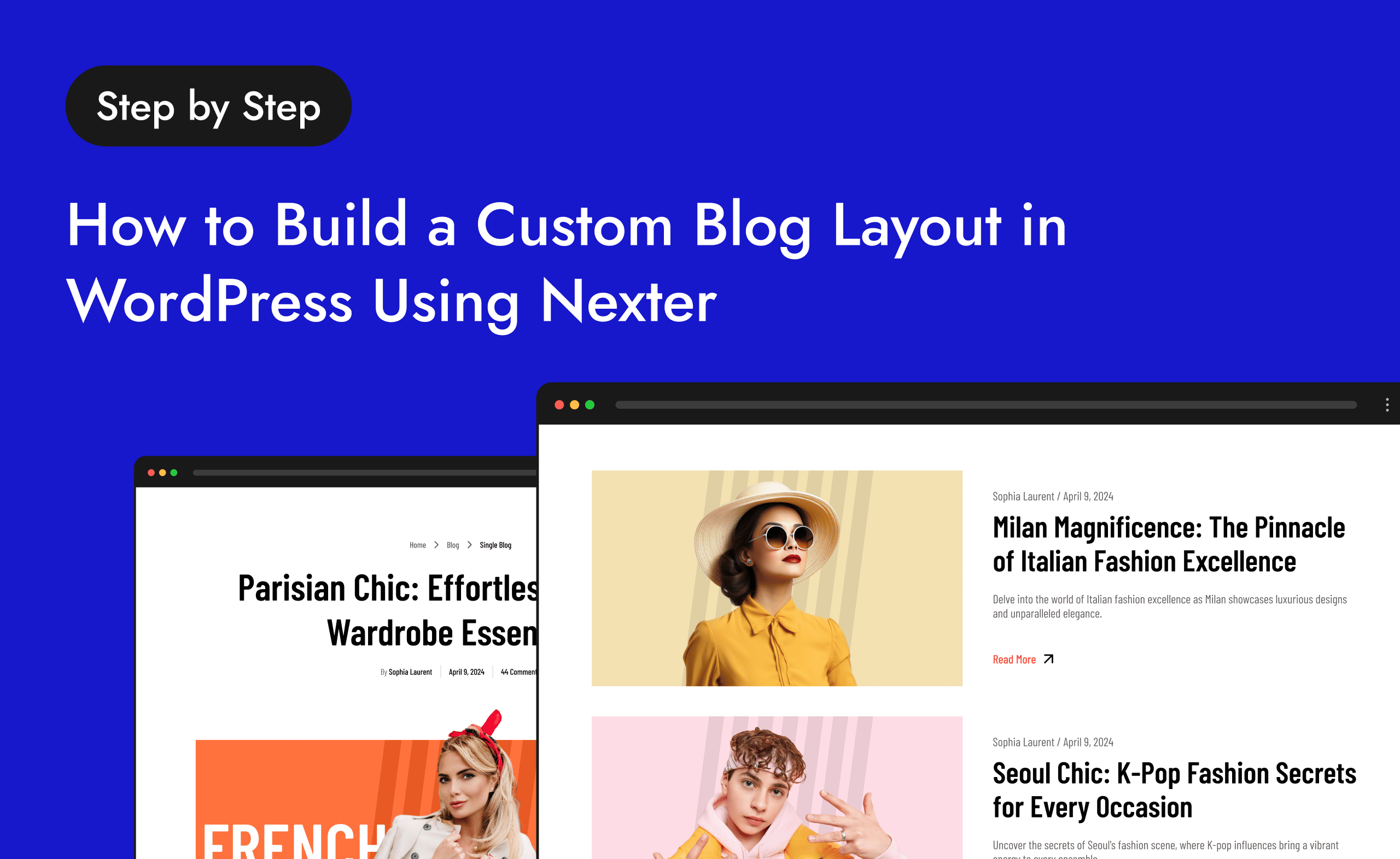 How to Build a Custom Blog Layout in WordPress Using Nexter