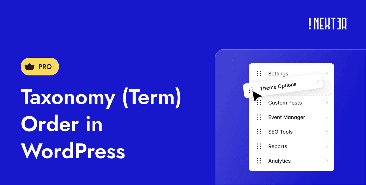 Taxonomy (Term) Order in WordPress
Taxonomy (Term) Order in WordPress