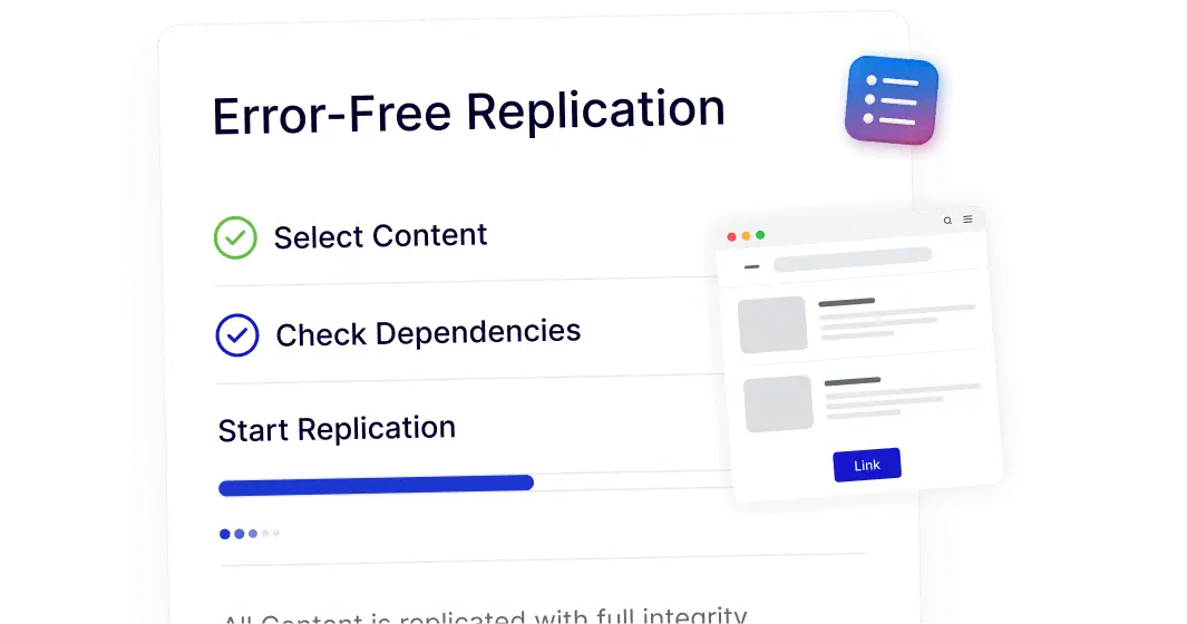 error free replication
