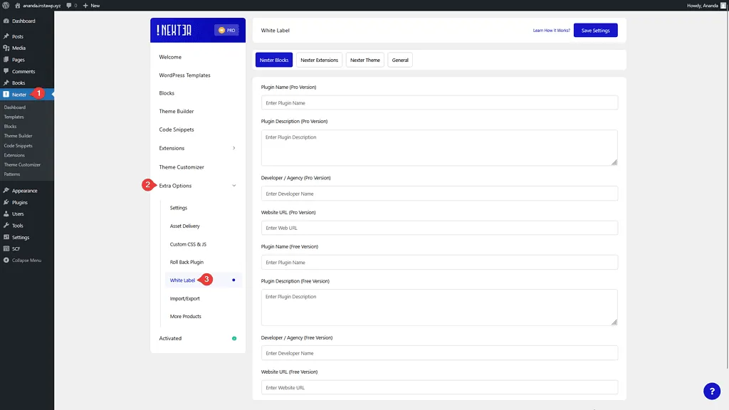 How to White Label Nexter with Your Brand Name? 1 nexter white label