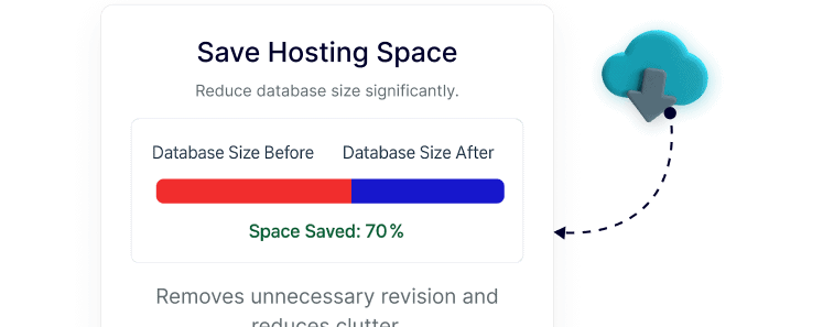 save hosting space
