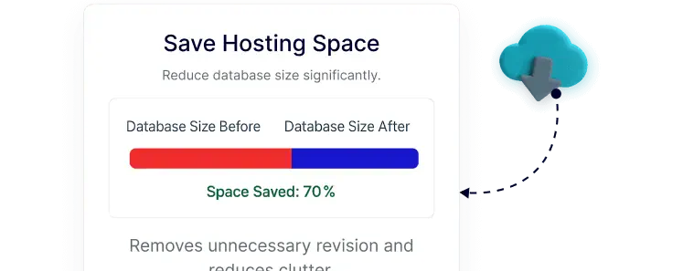 save hosting space