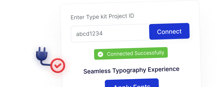 Adobe Fonts Integration for WordPress 6 seamless integration