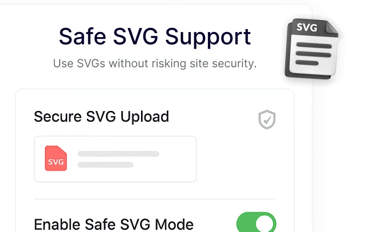 svg support