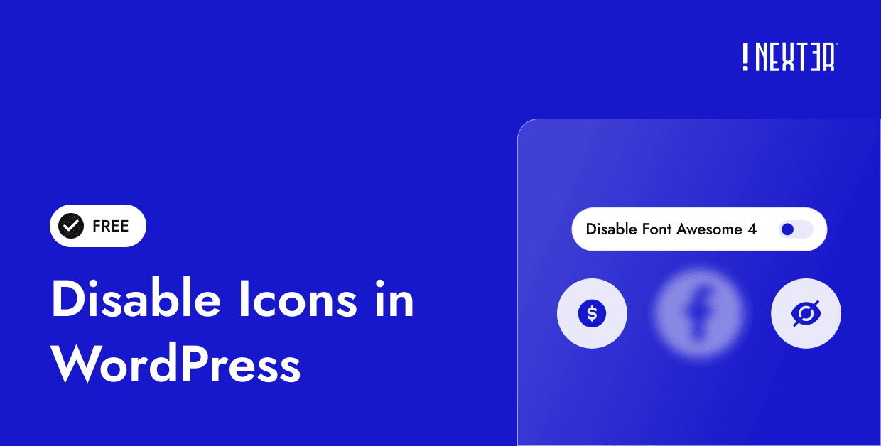 Disable Icons in WordPress