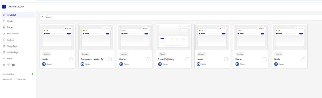 Theme Builder Upgrade Pre Made Templates Faster Setup