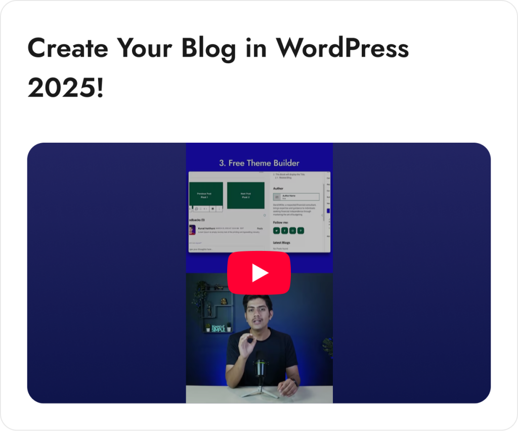🗞️November 2025 Updates | A Unified Nexter Experience + Final Cyber Monday Call 10 create youir blog in wordpress 2025