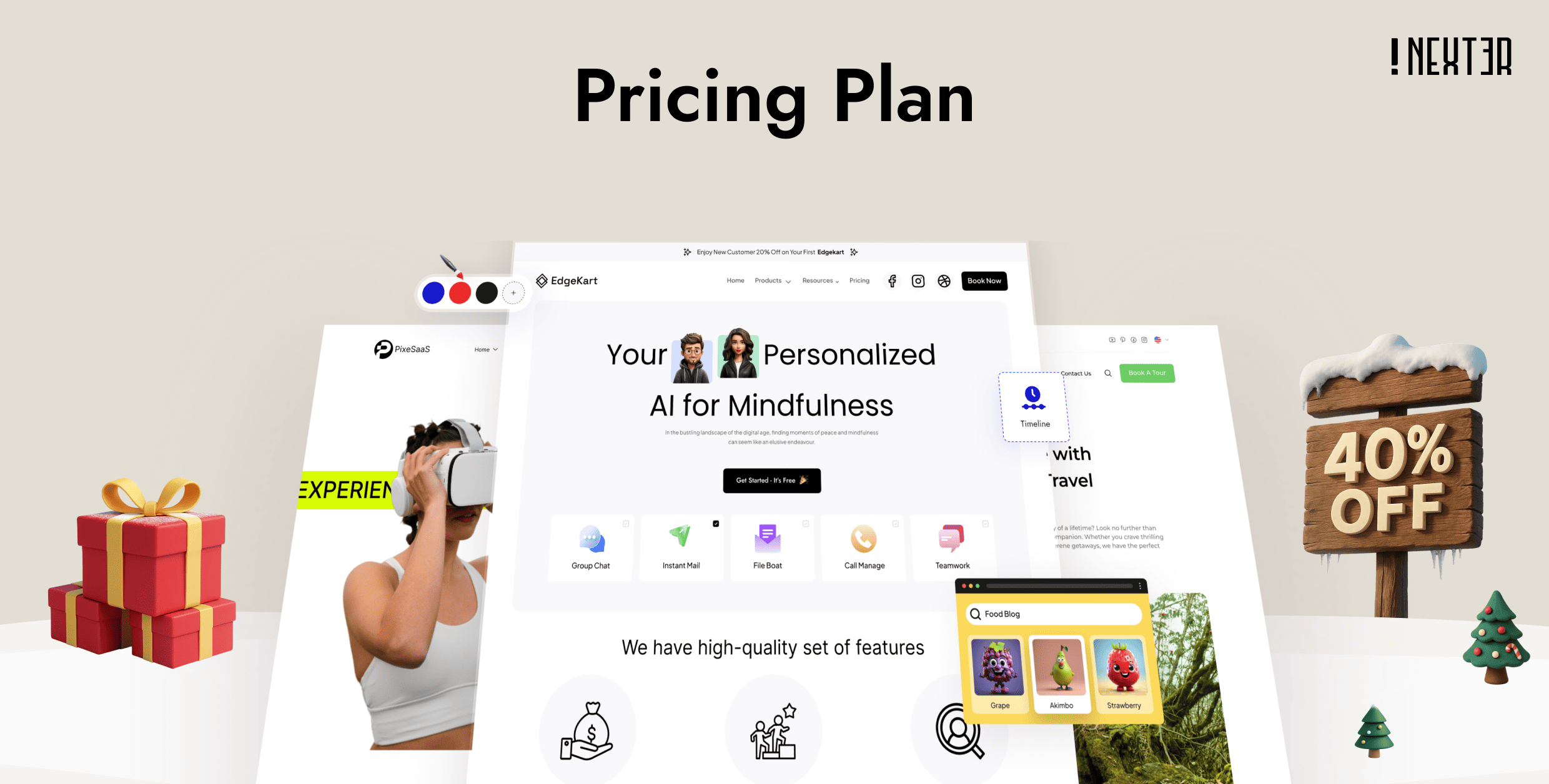 winter sale pricing feature