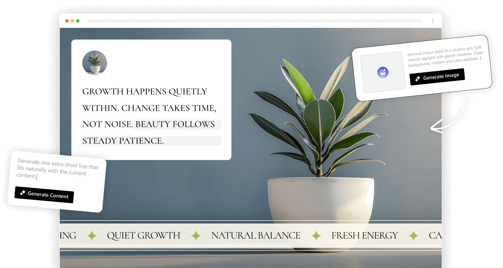 AI Content, Repeater & Image Generator for Gutenberg 4 AI hero img