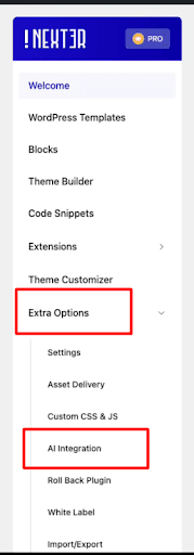 Introducing AI in Nexter Blocks, New Code Snippets & More 1 Nexter pro AI integration