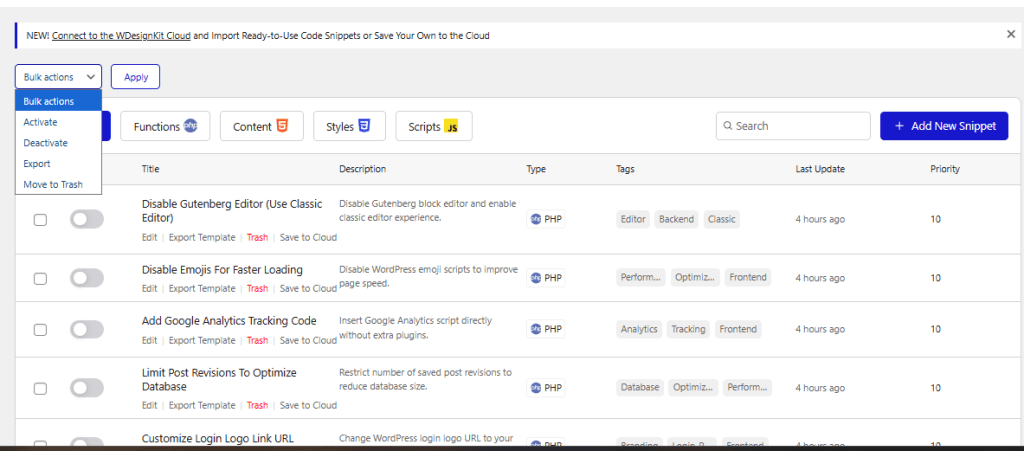 Introducing AI in Nexter Blocks, New Code Snippets & More 14 add new snippets