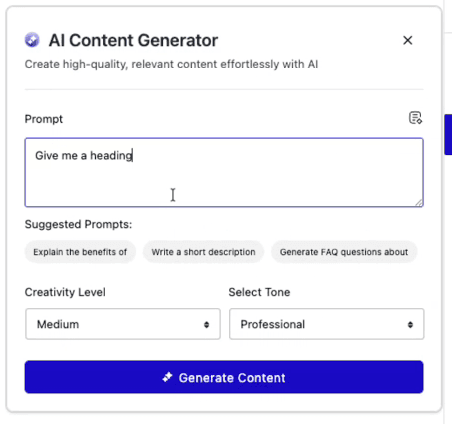 Introducing AI in Nexter Blocks, New Code Snippets & More 7 ai content generator