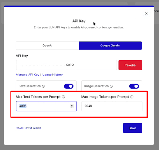 Introducing AI in Nexter Blocks, New Code Snippets & More 2 api key