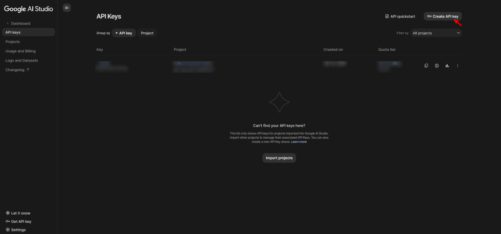 How to Use the AI Image Generator of Nexter Blocks? 6 google gemini api key 1