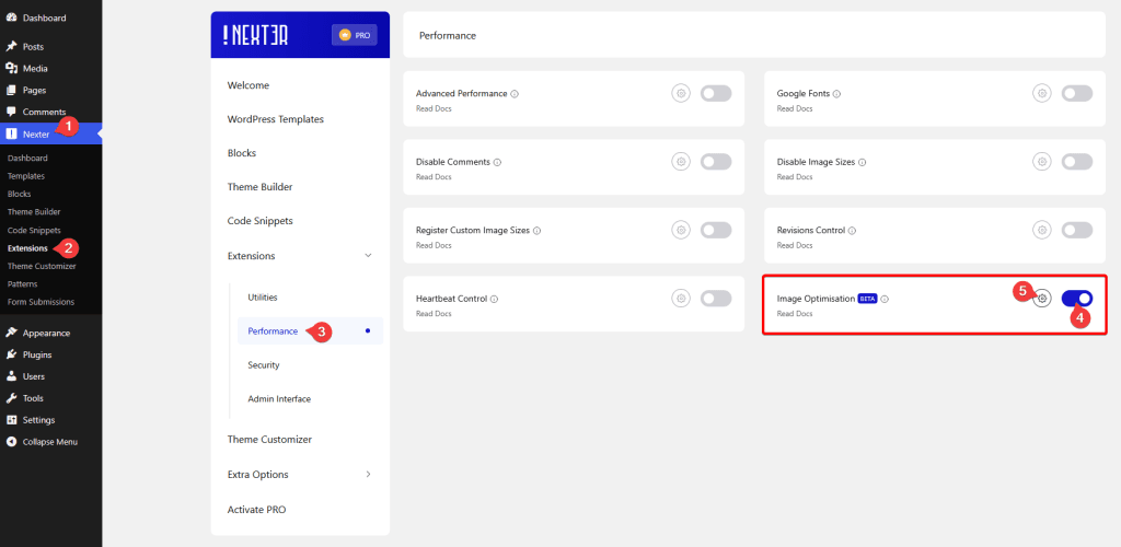 enable image optimisation