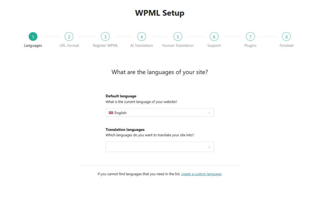 How to Use WPML to Translate Nexter Blocks? 1 wpml setup 1