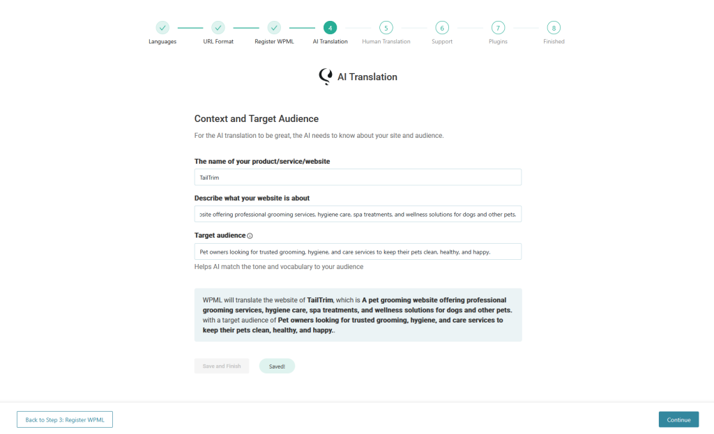 How to Use WPML to Translate Nexter Blocks? 6 wpml setup 6