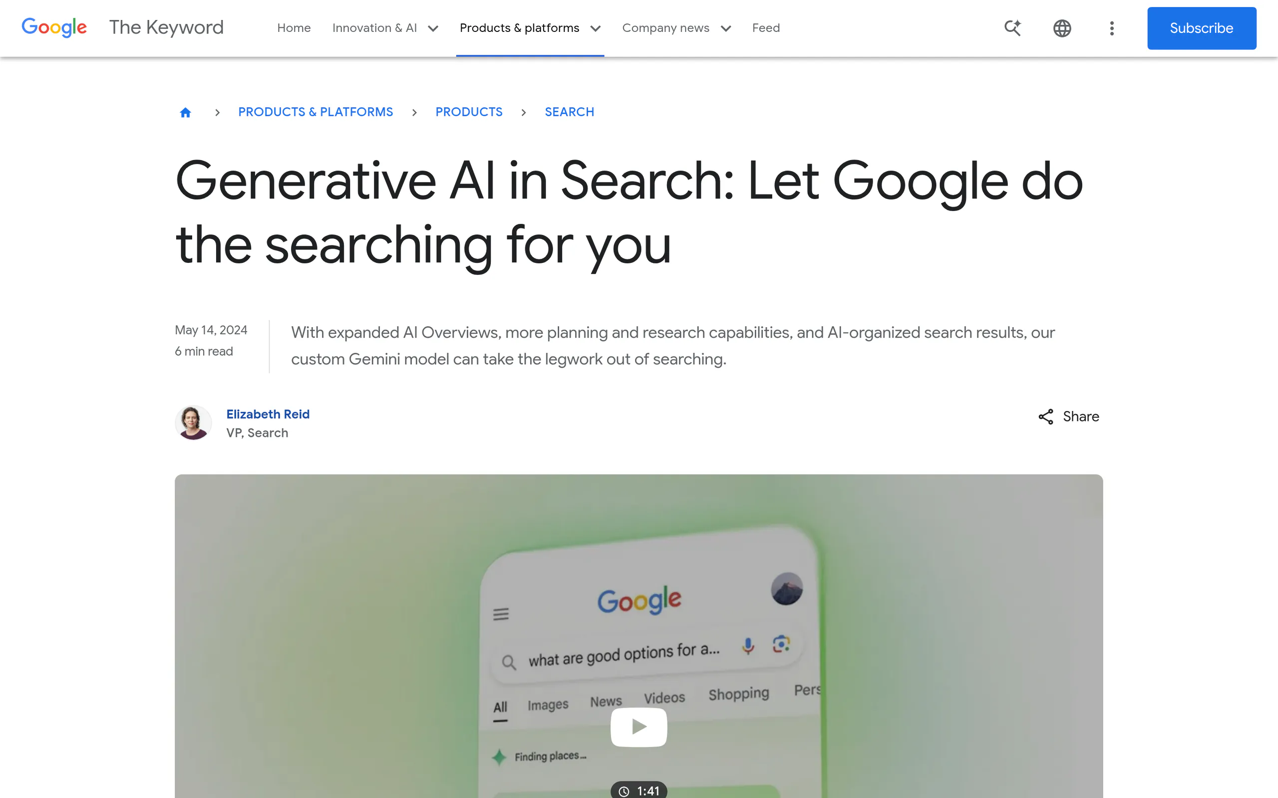 Google announces AI Overviews rolling out to everyone in the US in May 2024