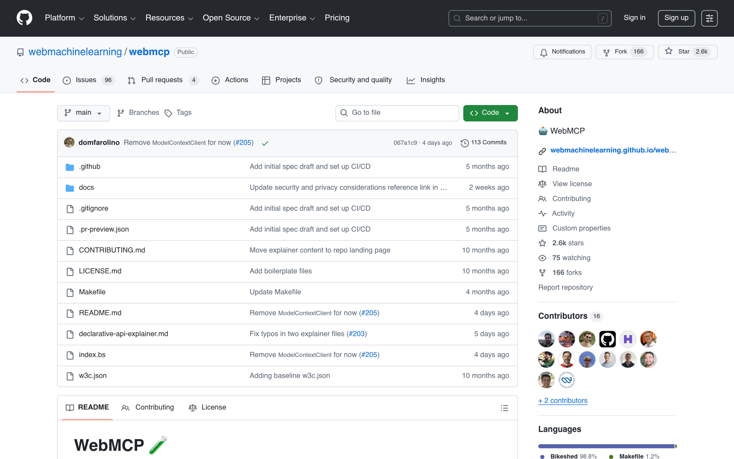 MCP vs API: What's the Difference, and When Your WordPress Site Needs Each WebMCP specification on GitHub describing in-page MCP servers in the browser