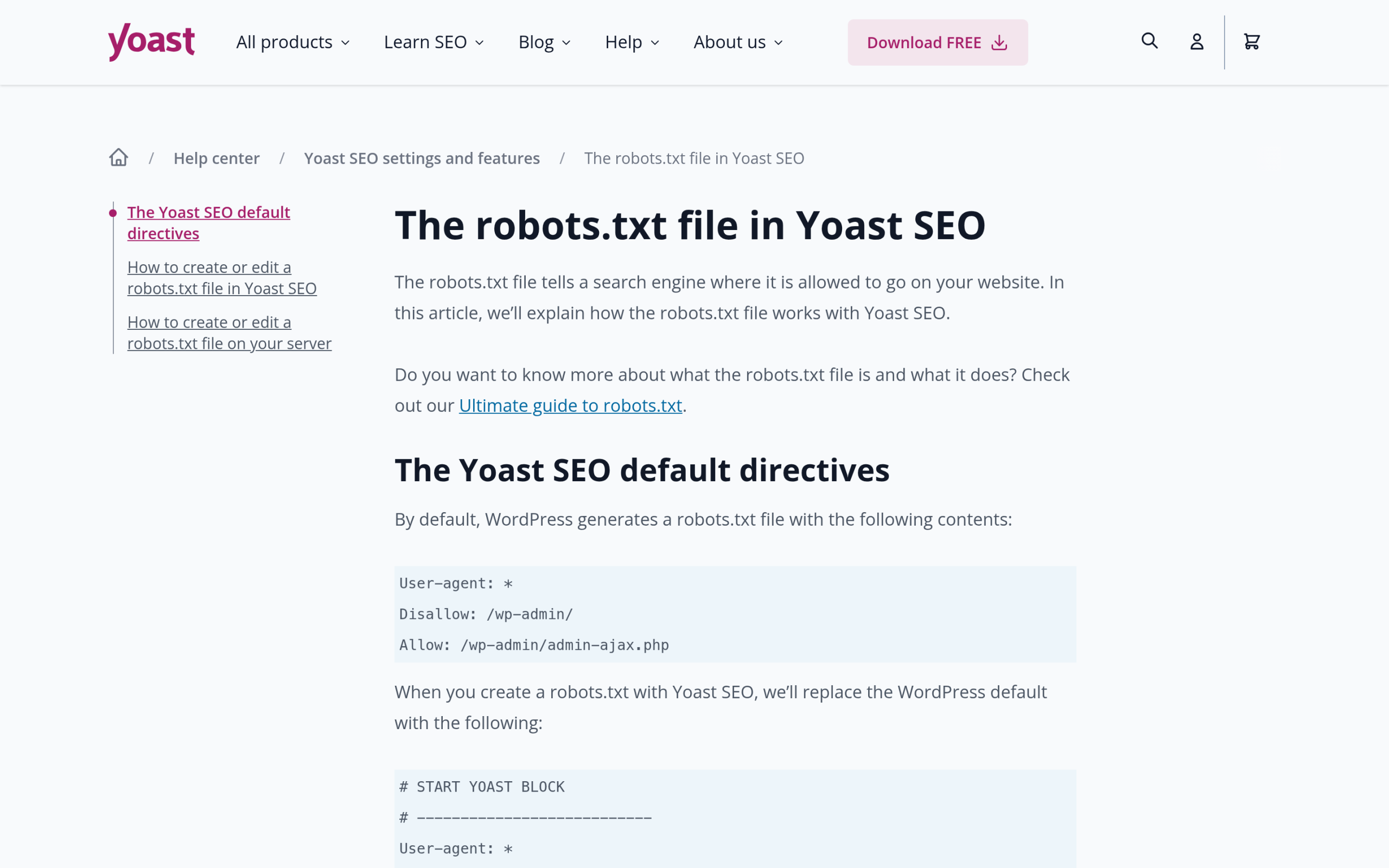 What Is a WordPress robots.txt Generator? (And Which One to Use in 2026) Yoast SEO file editor showing how to create and edit a robots.txt file in WordPress