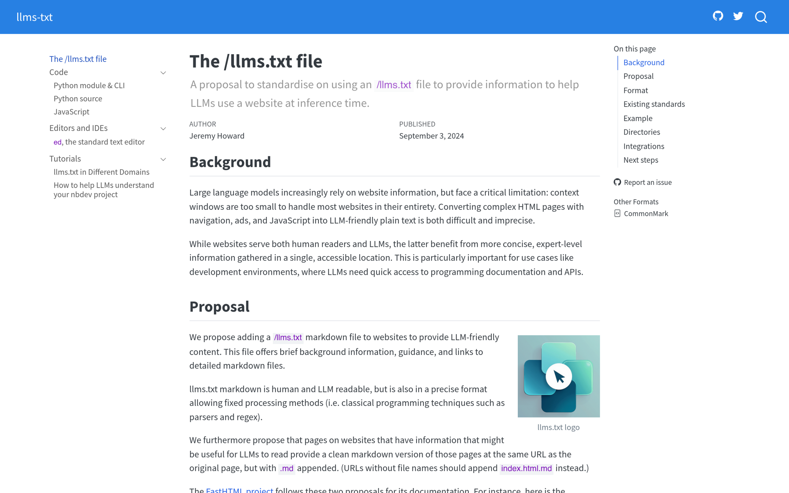 The 2026 AI-Readiness Stack for WordPress: llms.txt, Schema, MCP & OKF The llms.txt specification website at llmstxt.org