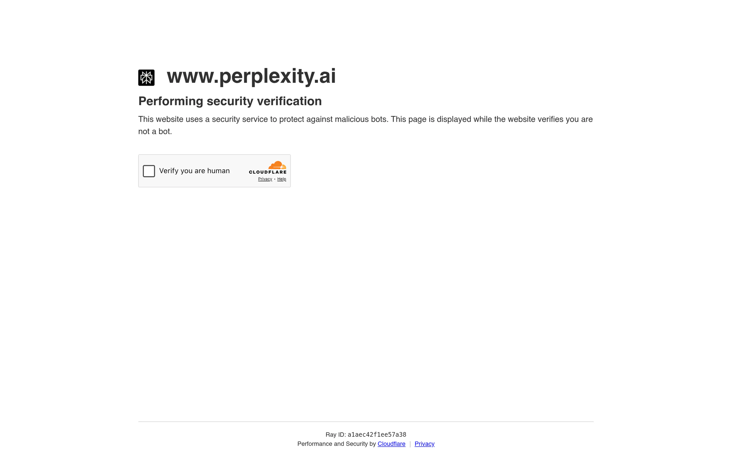 Perplexity Comet browser homepage describing an AI browser and personal assistant