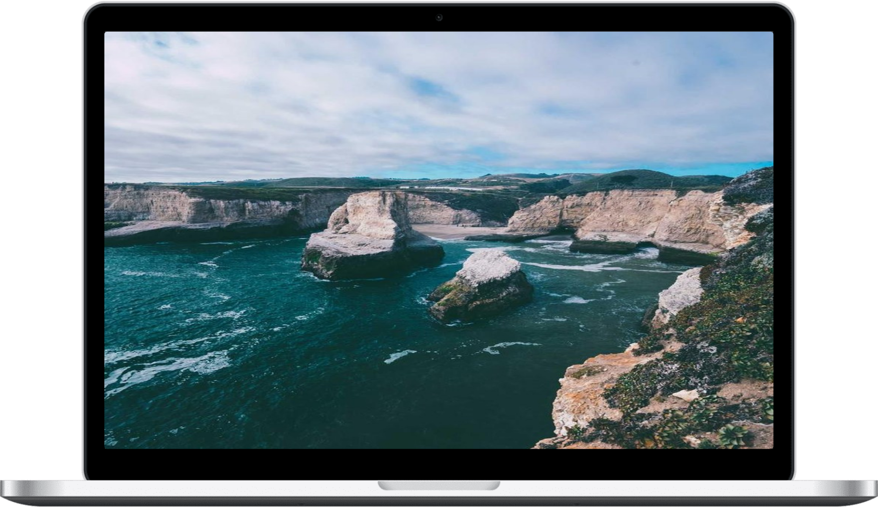 A published Dynamic Device block: a screenshot inside a laptop frame