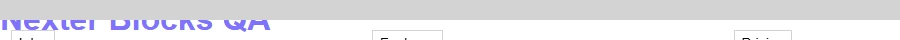 A reading progress bar with named pin points, before scrolling