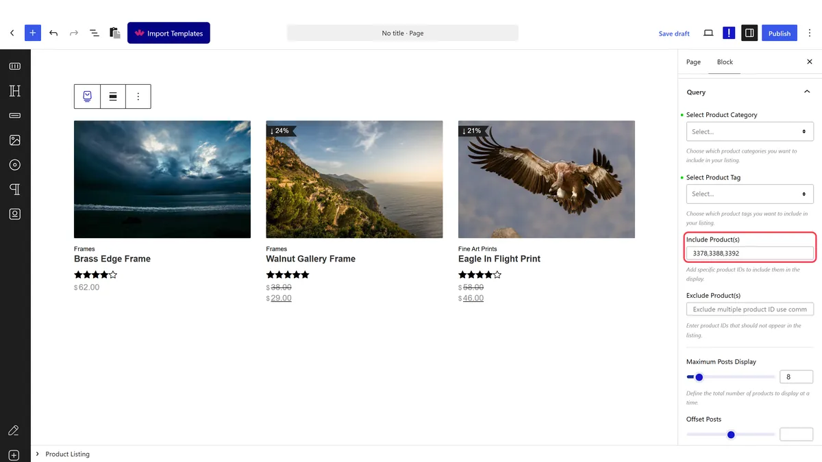 Finding the product ID