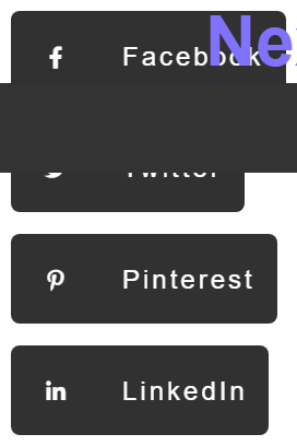 The sticky icons in place on the published page