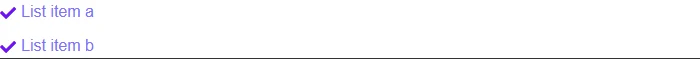 A list of footer links with the hover inverse effect, at rest