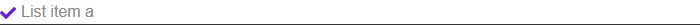An icon list item with a tooltip attached, not yet hovered